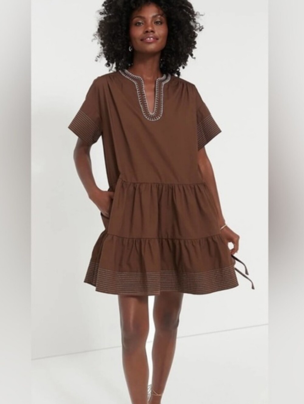 Pomander House Mocha Kinsley Dress